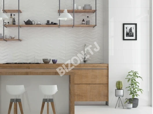 Керамическая плитка Philipa - White, 30х90см 2